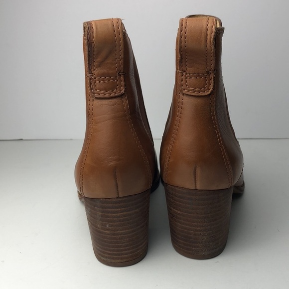 Madewell Regan Brown Leather Ankle Boots - Picture 5 of 14